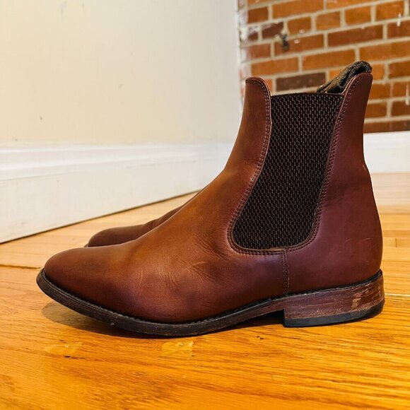 Loake 290T Chelsea Polished Brown Leather Boots Mens US 7 Handmade in England main image 10